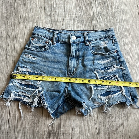 American Eagle Stretch Highest Rise 90’s‎ Boyfriend Short Women’s Size 0 - Picture 10 of 11